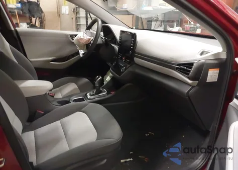 2020 Hyundai Ioniq Hybrid Blue from USA, damaged, VIN KMHC65LC8LU215598